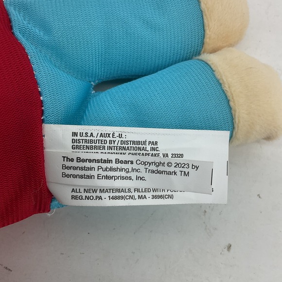 Berenstain Bears Plush Stuffed Animal Toy Storybook Character Lot - Picture 4 of 5